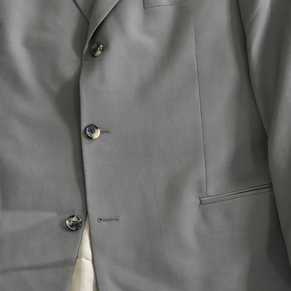 Vtg Hugo‎ Boss 44R Green USA Made Einstein/Sigma Old Money Sport Coat Jacket